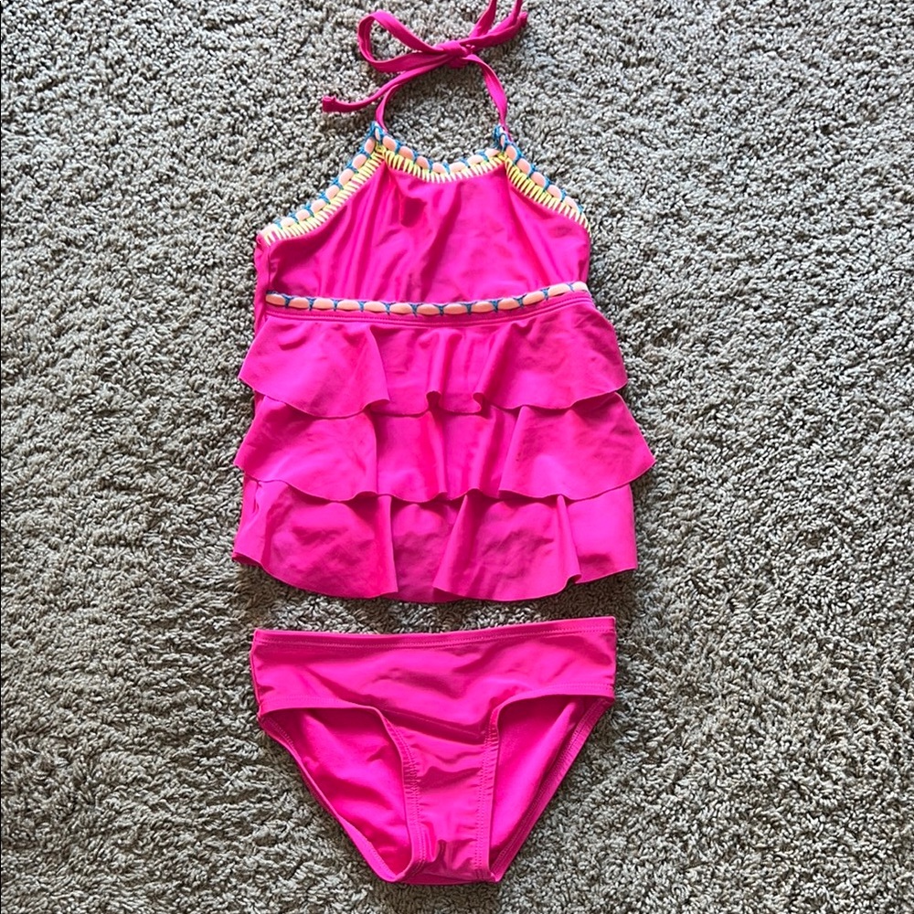 Embroidered Justice Tankini size 8